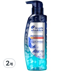 헤드앤숄더 프로페셔널 오일 컨트롤 샴푸, 300ml, 2개