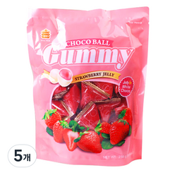이메이 구미초코볼 딸기맛, 238g, 5개