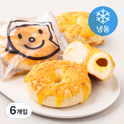 훕훕베이글 치즈타이거 베이글 (냉동), 6개입, 160g