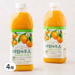 서울우유 아침에주스 감귤, 950ml, 4개