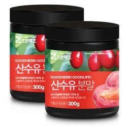 조은약초 프리미엄 산수유 분말, 300g, 2개