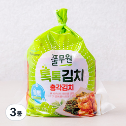 풀무원 톡톡 총각김치, 1.4kg, 3봉