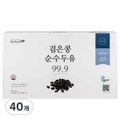 바디랩 검은콩 순수 두유 99.9, 185ml, 40개