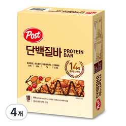 포스트 단백질바, 500g, 4개