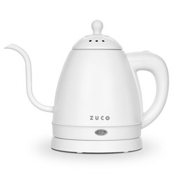 주코 전기드립포트 핸드 드립 커피 주전자, ZCK-HY0114(밀크화이트)