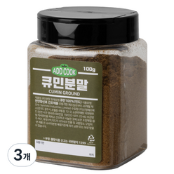 ADDCOOK 큐민분말, 100g, 3개