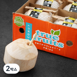 만나 베트남 영 코코넛 4입, 2.4kg, 2박스
