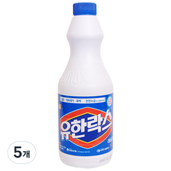 유한양행 락스 멀티액션 살균소독제, 5개, 1L