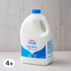 서울우유 저지방우유, 2300ml, 4개