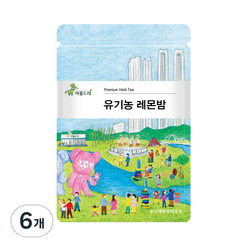 아름드레 삼각티백 유기농 레몬밤, 1.1g, 25개입, 6개