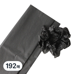 티나피크닉 선물포장 색화지, 블랙, 192매