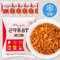 한우물 라이트한끼 곤약 볶음밥 맵닭 (냉동), 200g, 6개