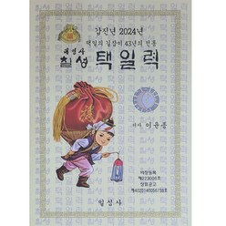 갑진년 칠성택일력(대), 일심사