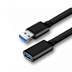 라온 고급형 USB 3.0 AM-AF 연장케이블, 5m, 블랙, 1개