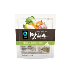 대상 청정원 맛선생 야채국물내기 티백 12p, 72g, 1개