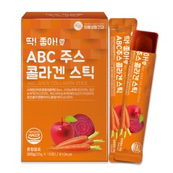 미쁨생활건강 딱좋아 ABC주스 콜라겐 젤리 스틱 20g, 15개