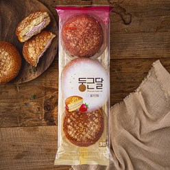 롯데웰푸드 둥근달 딸기크림 빵 3개입, 210g, 1개