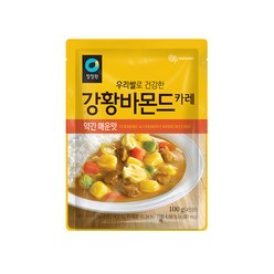 대상 청정원 우리쌀 강황바몬드 카레 약간 매운맛, 100g, 1개