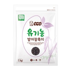 장세순 유기농 발아 찰흑미, 1개, 1kg