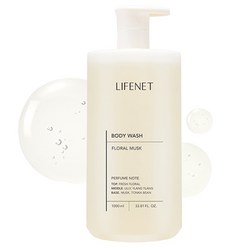 라이프넷 바디워시 플로럴 머스크, 1000ml, 1개