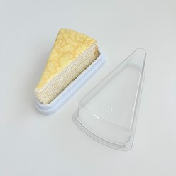 새담 SH-T2 치즈 케이크 케이스 백색 100개 / 디저트 조각 케익 포장 상자 용기