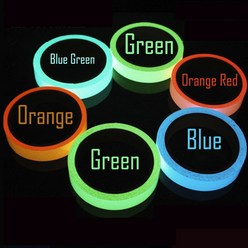 형광 테이프 UV 블랙 라이트 발광 테이프 안전 경고 홈 인테리어 안전 문구 홈 인테리어 DIY 테이프 1M, 1개, 녹색