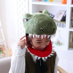 [모사찌] 캐릭터 모자, 공룡모자-그린