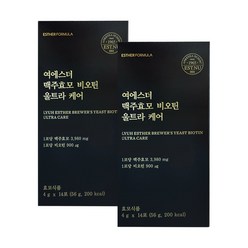 여에스더 맥주효모 비오틴 울트라 케어, 56g, 2박스