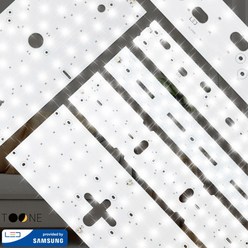 LED 모듈 거실 주방 욕실 사각 원형 국산 삼성 기판 셀프 교체 안정기 자석 설치 리폼, 13.주방/욕실등420x70mm(2장)36W, 보급형 / 삼성 SA등급(3528칩), 6500K(밝은 하얀빛), 2개
