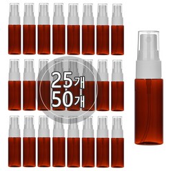 [25개묶음판매] 스프레이용기 10ml 15ml 20ml 30ml 40ml, 검정캡, 25개, 20ml 갈색용기