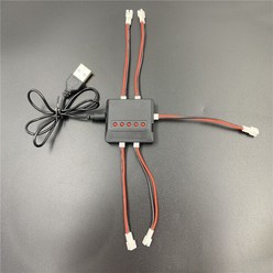 드론 RC카 전동건 배터리 3.7V 리튬 배터리 균형 USB 충전기 PH2.0 커넥터 와이어 H36 X5C X5S H107L RC 드, 01 13-0106-05