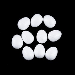 20Pcs 미완성 된 거품 흰색 계란 9/7/6/5cm 호의 DIY 그림 조류 비둘기 장식 홈/학교 부활절 선물, [04] 7 cm