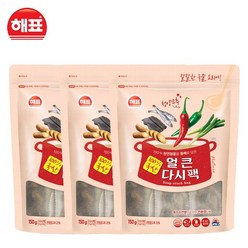 사조해표 얼큰 다시팩 150g, 3개