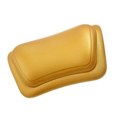 목욕 베개 미끄럼 방지 청소하기 쉬운 내구성 지원 목 머리 받침 쿠션 방수 강한 흡입 부드러운 어깨 베개 호텔, 노란색, 1개