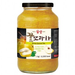 맛있는꽃샘 꿀 모과차 1KG사무실 대용량 업소용 식당용 간식 소스, 상세페이지 참조