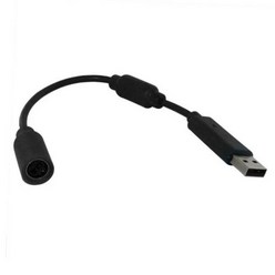ZUIDID-마이크로소프트 xbox360 Xbox 360 USB 분리 케이블 라인 PC 오프 코드 어댑터 필터, [02] Black, 02 Black
