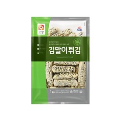 사조오양 김말이튀김 1kg, 1봉