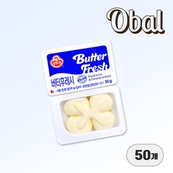 오발 버터후레쉬(오뚜기) x50개, 1세트, 10g