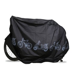 베씨 JN 자전거 방수커버/덮개/스쿠터/오토바이/방수포, 1개, 블랙