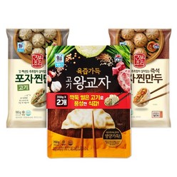 사조 대림 육즙가득 왕교자 700g+고기 김치 포자 찐만두 모음, 왕교자700g+고기포자x3+김치포자x3