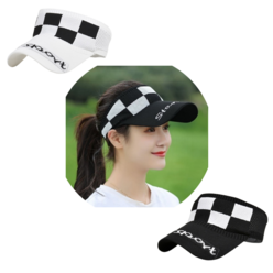 [파인더19] 여성 자외선차단 썬캡 모자 여름 골프썬캡모자 여자 테니스썬캡모자, 썬캡-블랙