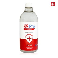 K9 Pro 전용 손소독제 1L 리필용 액상스프레이 의약외품, 1개