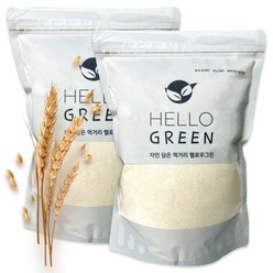 헬로우그린 국내산 고운 미강가루 1kg 100%쌀겨가루, 2개