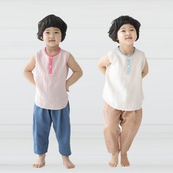 세이프베이비 라라 풍기인견 아기외출복 유아상하복 아기인견옷 아기실내복