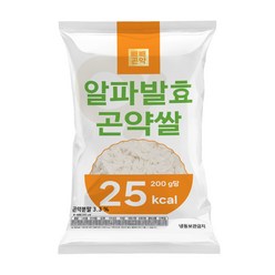 빼빼곤약 알파발효곤약쌀 200g, 1개