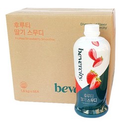 세미 후루티 딸기 스무디 1.8kg X 6개(1BOX), 6개, 1800ml, 6개