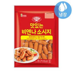 [롯데푸드] 맛있는 비엔나 소시지 1kg X 3개