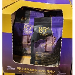 티르마 미니 다크초콜릿 85%카카오 800g X 2봉, 1개