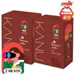 [2패들포인트]맥심 카누 티라미수 라떼 24T x 2개, 단품