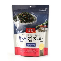 동원 양반 한식김자반 멸치야채 50g, 21개